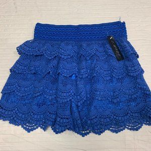 🌼 NWT C-MODE WOMENS PULL ON CROSHET SHORTS SIZE M/L 🌼